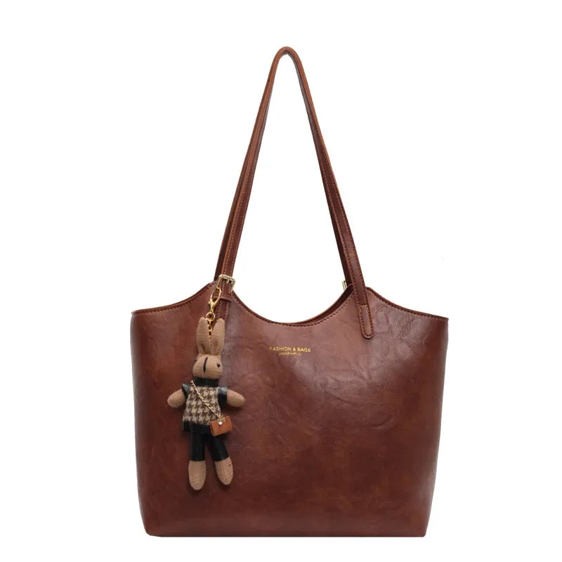 Odilia | Klassieke Vegan Leren Shopper