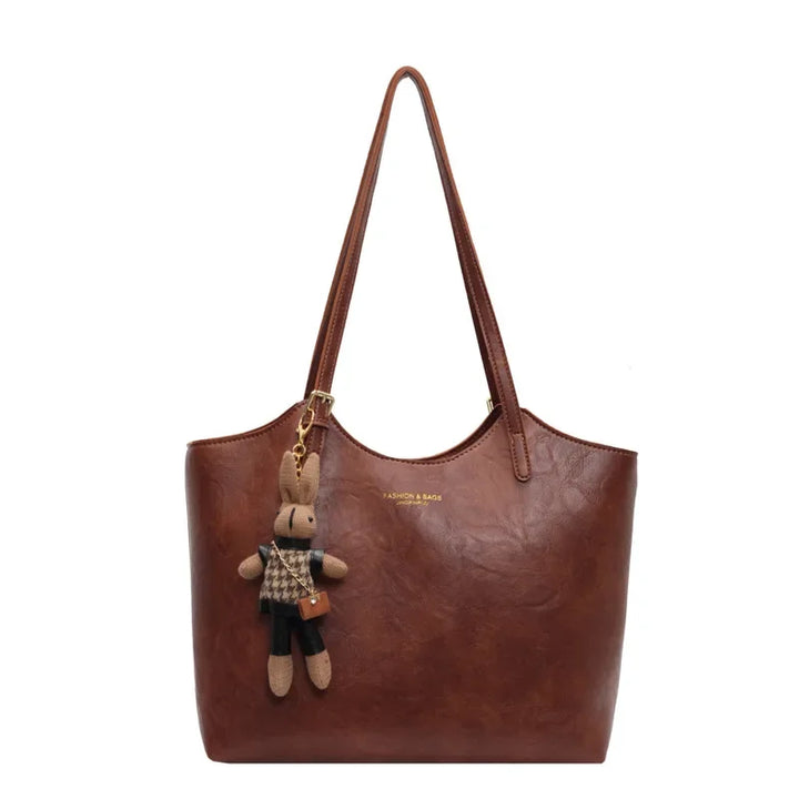 Odilia | Klassieke Vegan Leren Shopper