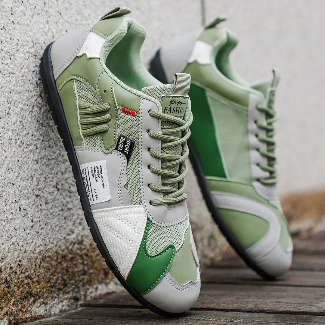 Wiebe | Retro Sneakers met Kleurblokken