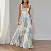 Bethany | A-Line Maxi Dress – Floral Print Women