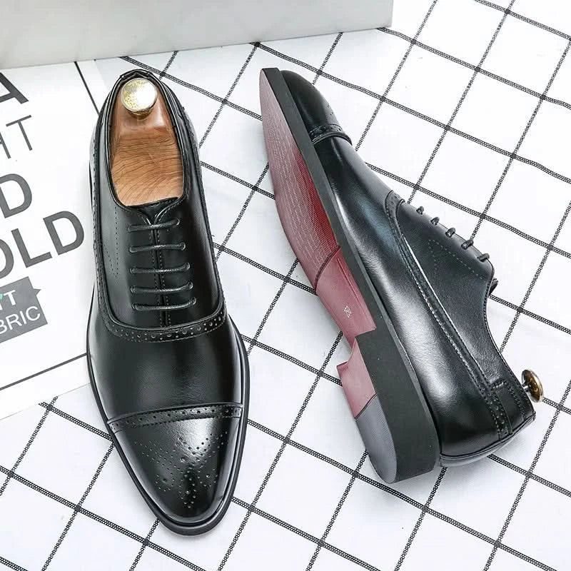 Tineke | Leren Oxford Veterschoenen