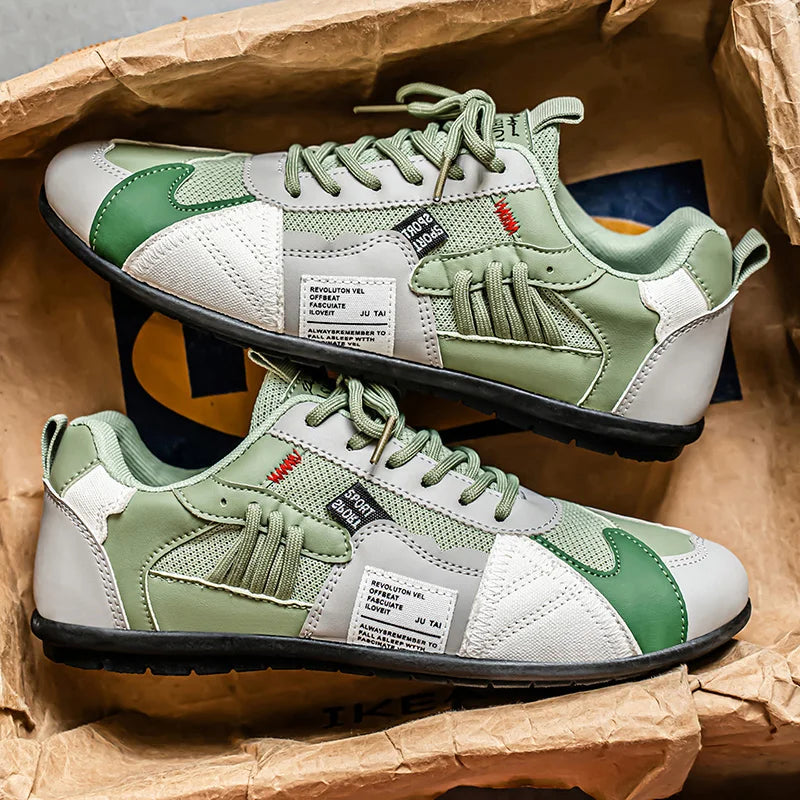 Wiebe | Retro Sneakers met Kleurblokken