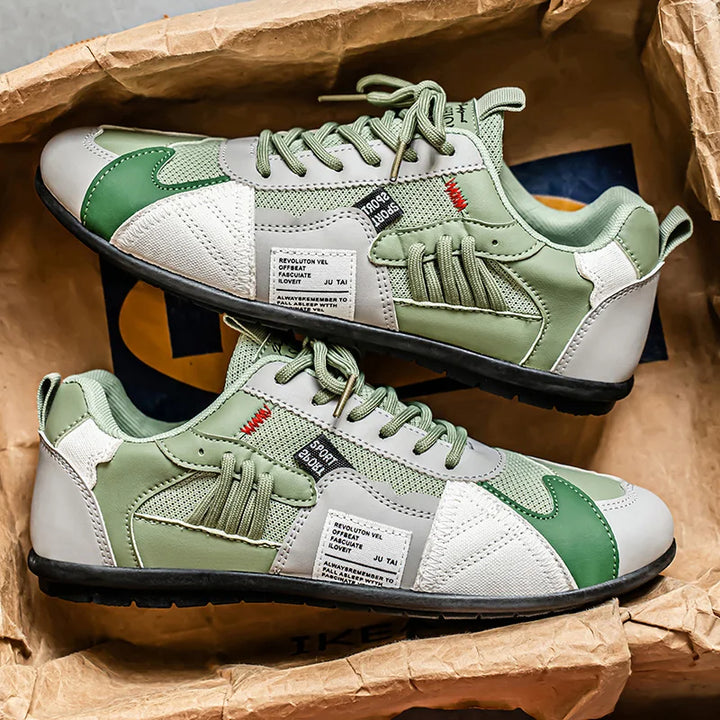 Wiebe | Retro Sneakers met Kleurblokken
