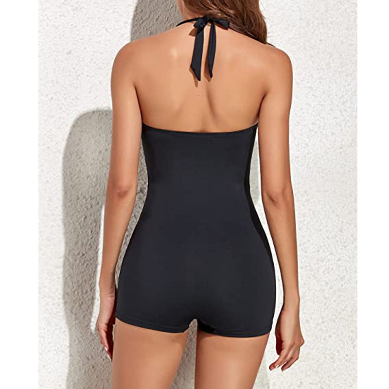 Roosmarijn | Geplooid Badpak met Shorts