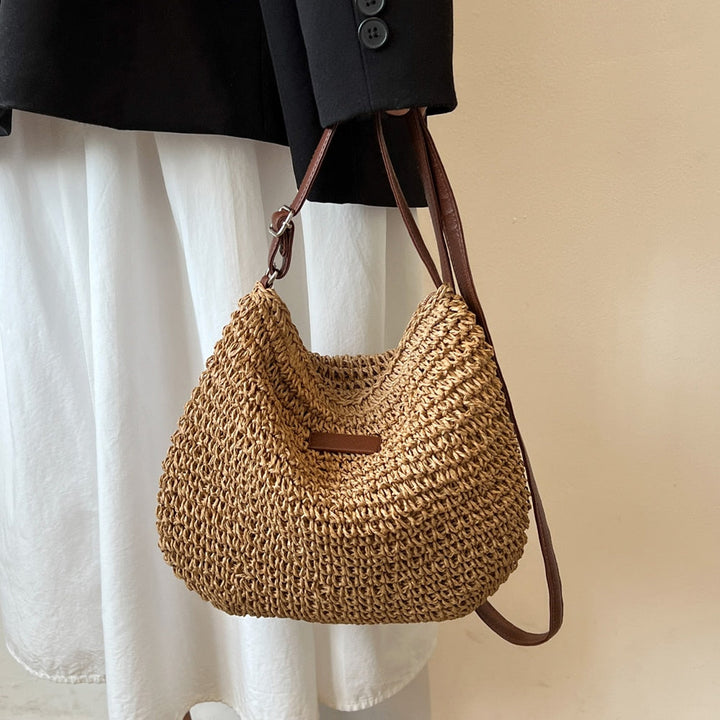 Idske | Handgeweven Rieten Crossbody