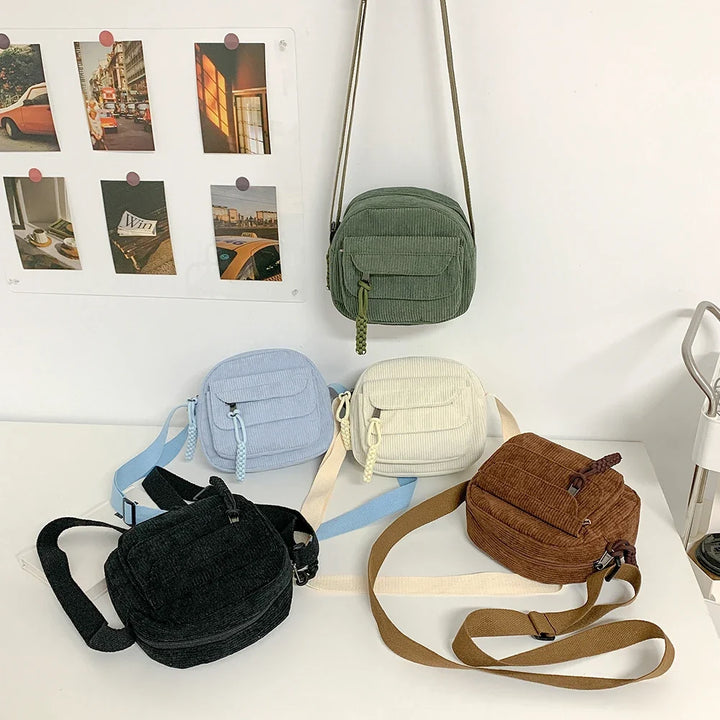 Jildou | Compacte Corduroy Crossbody
