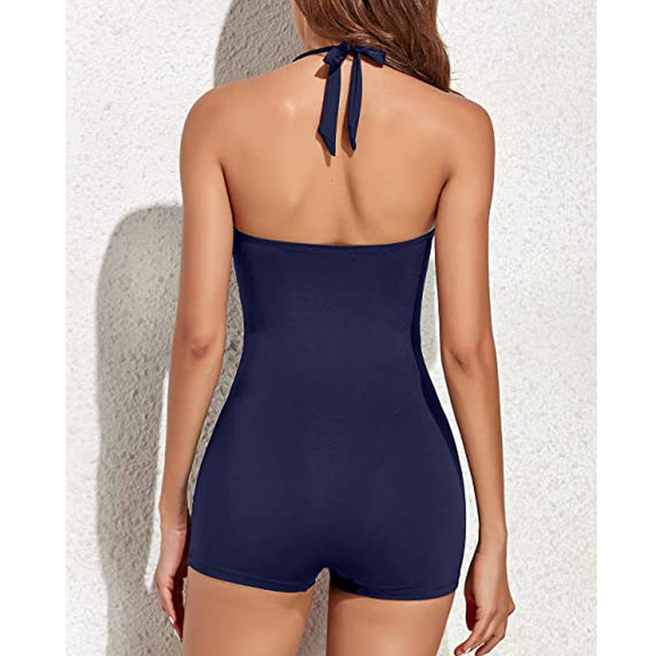 Roosmarijn | Geplooid Badpak met Shorts
