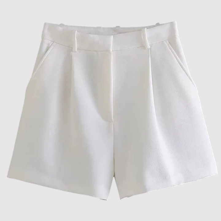Rosalie | Geplooide Hoge Taille Short