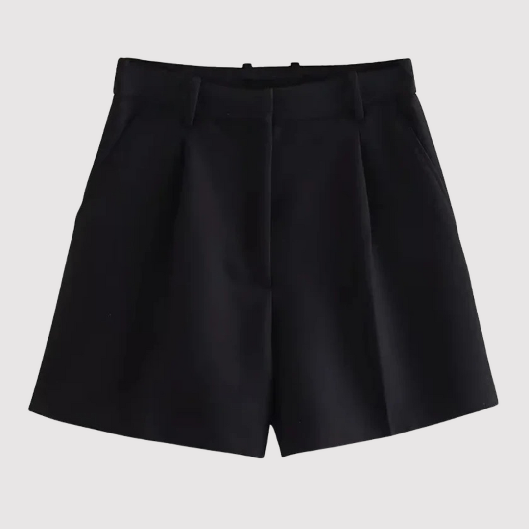 Rosalie | Geplooide Hoge Taille Short