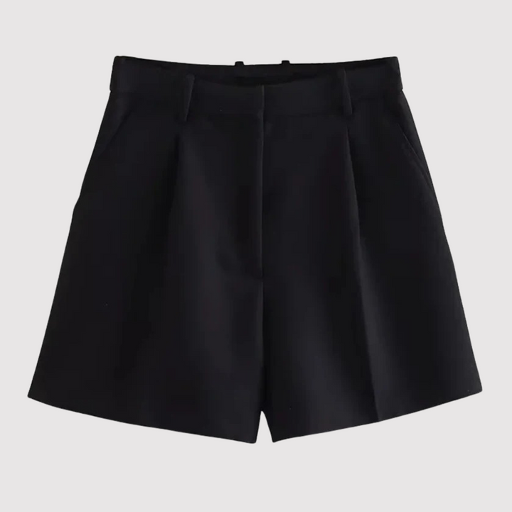 Rosalie | Geplooide Hoge Taille Short