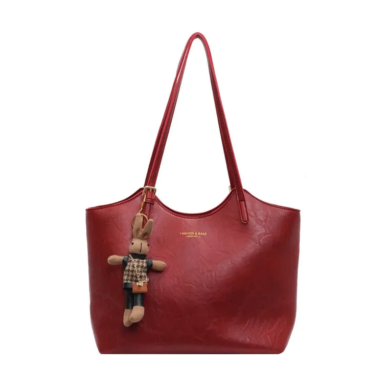 Odilia | Klassieke Vegan Leren Shopper
