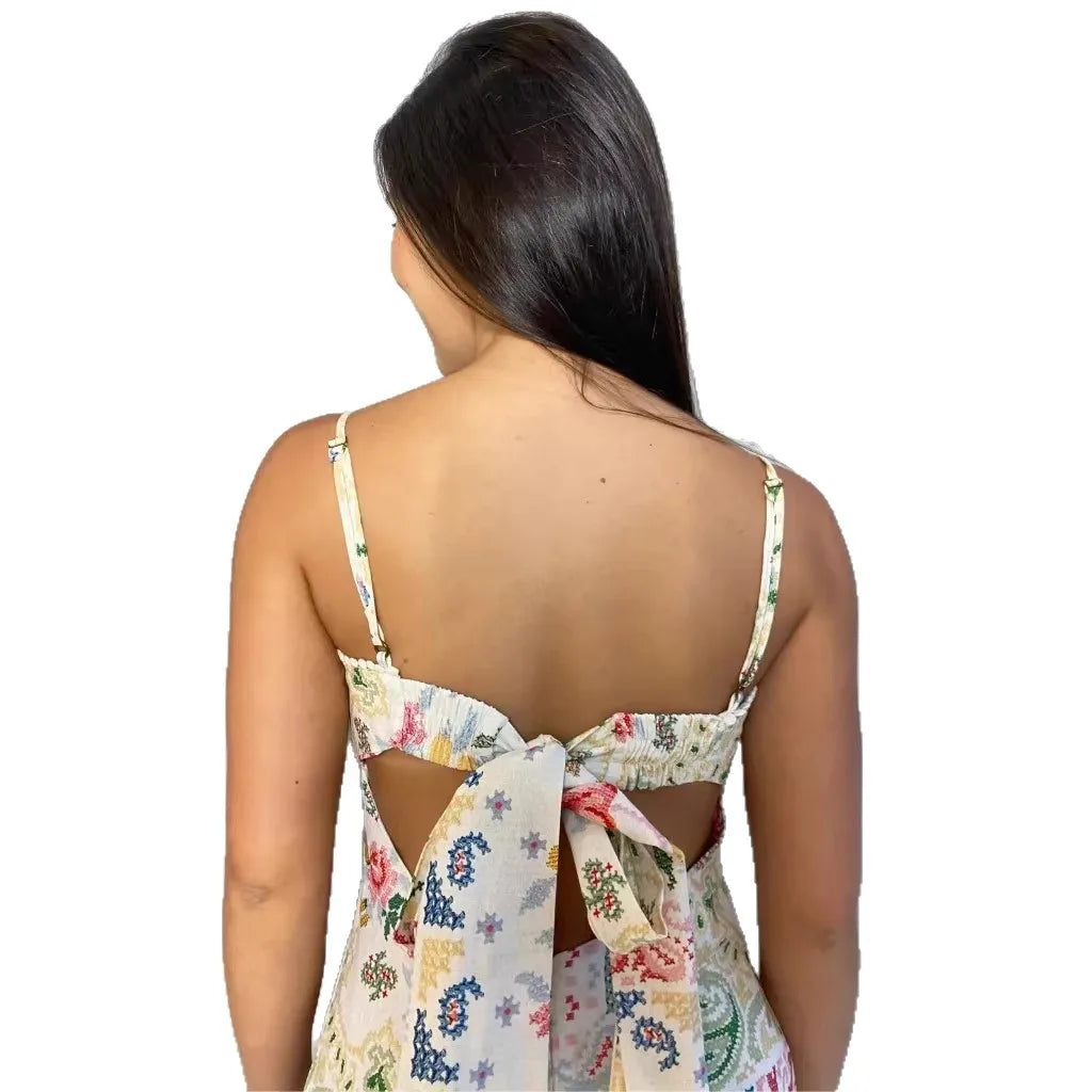 Josephine | Romantische Paisley Maxi-jurk
