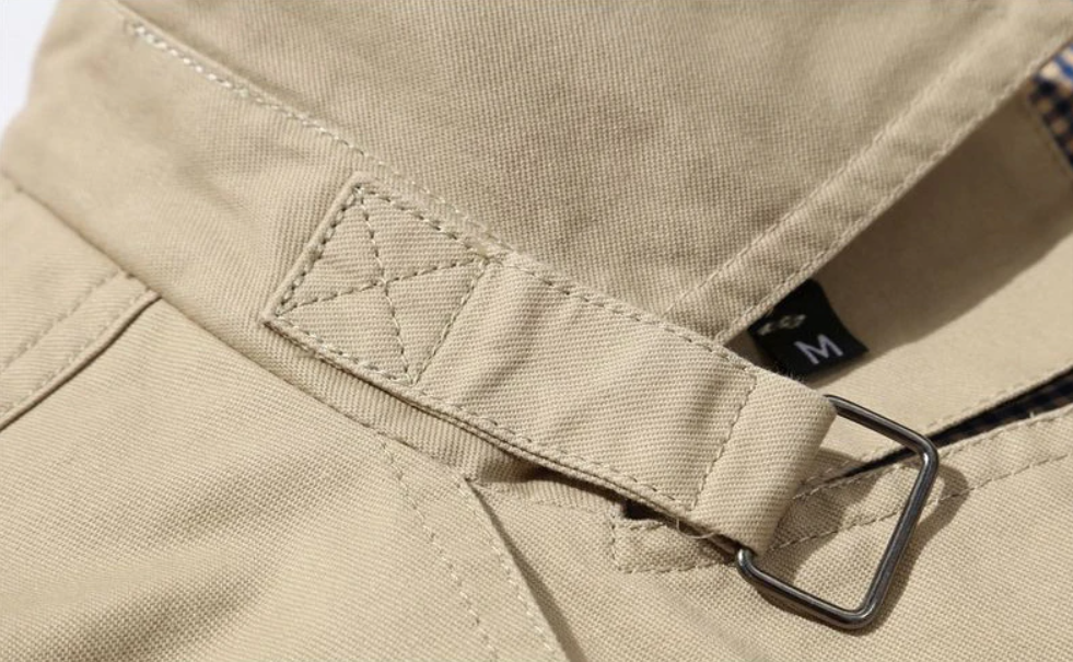 Rutger | Gestructureerde Trenchcoat