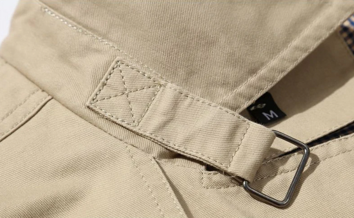 Rutger | Gestructureerde Trenchcoat