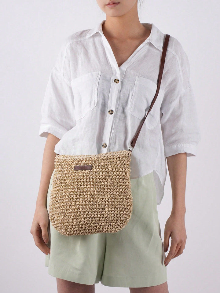 Idske | Handgeweven Rieten Crossbody