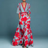 Camila | Floral Wrap Maxi