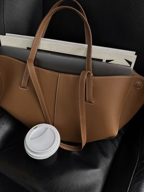 Lammie | Ruime Leren Shopper