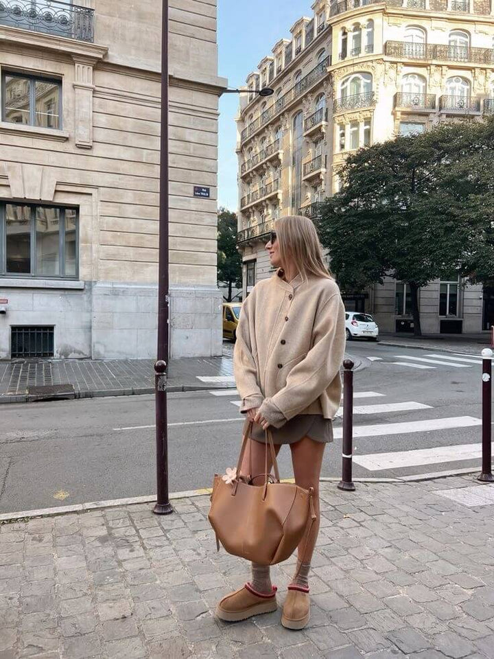 Lammie | Ruime Leren Shopper