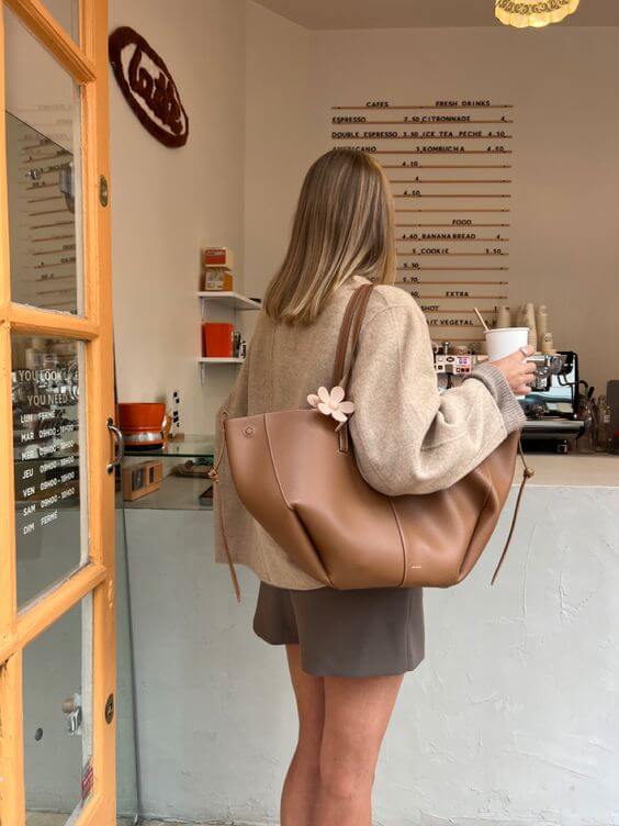 Lammie | Ruime Leren Shopper