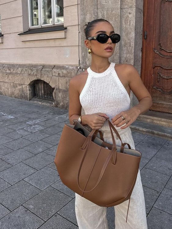 Lammie | Ruime Leren Shopper
