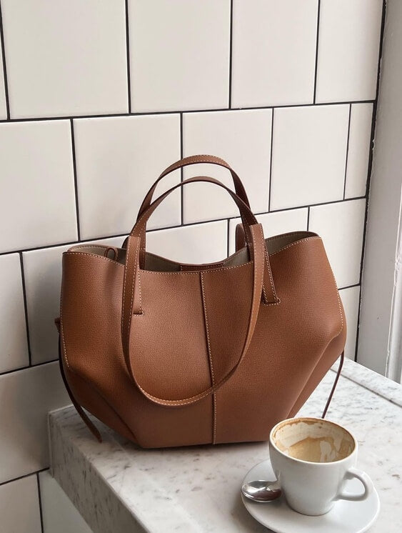 Lammie | Ruime Leren Shopper