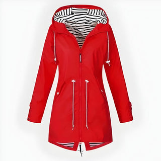 Greer | Women’s Stylish Long Rain Jacket