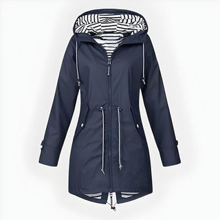 Greer | Women’s Stylish Long Rain Jacket