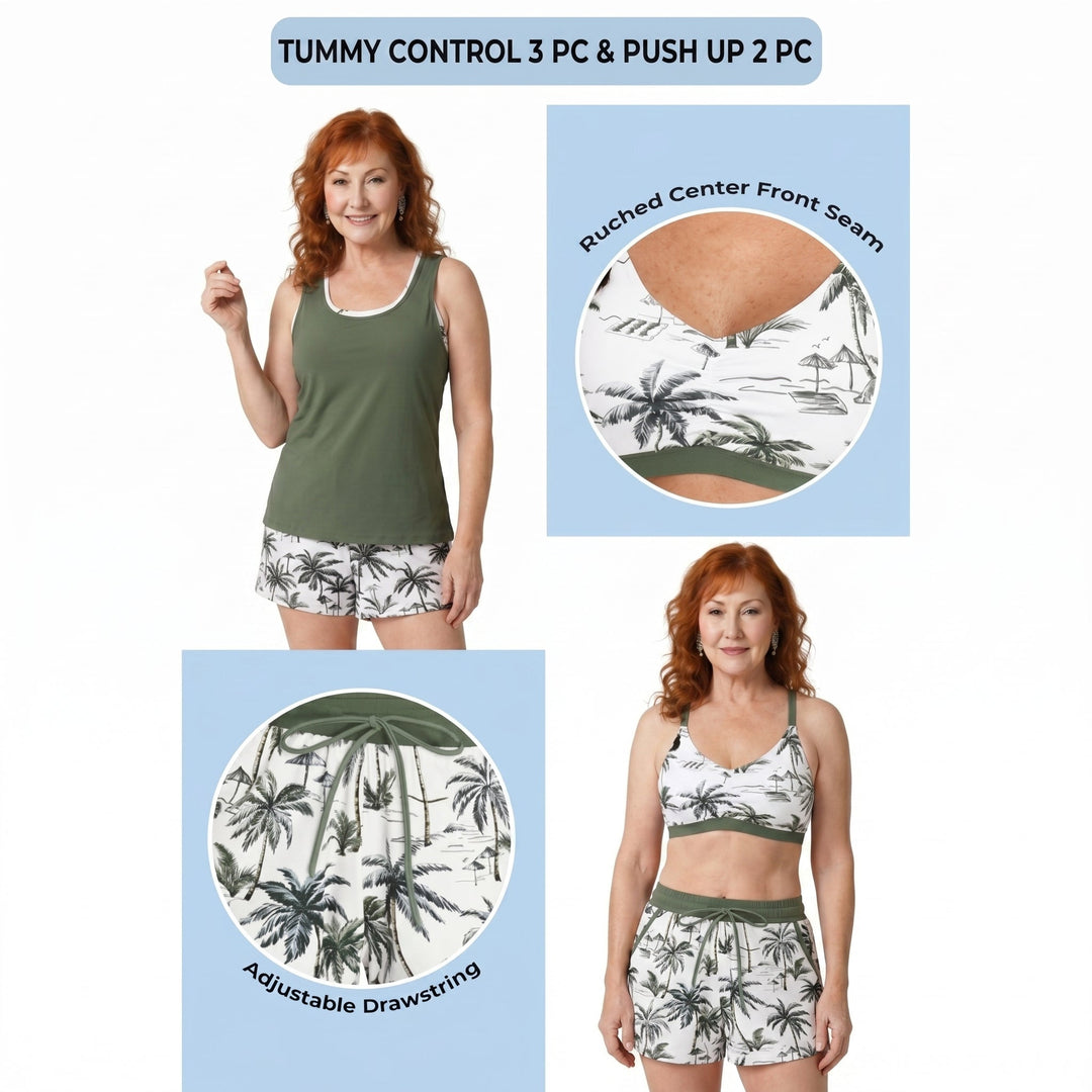 Ilse | Sportieve Driedelige Set met Shorts