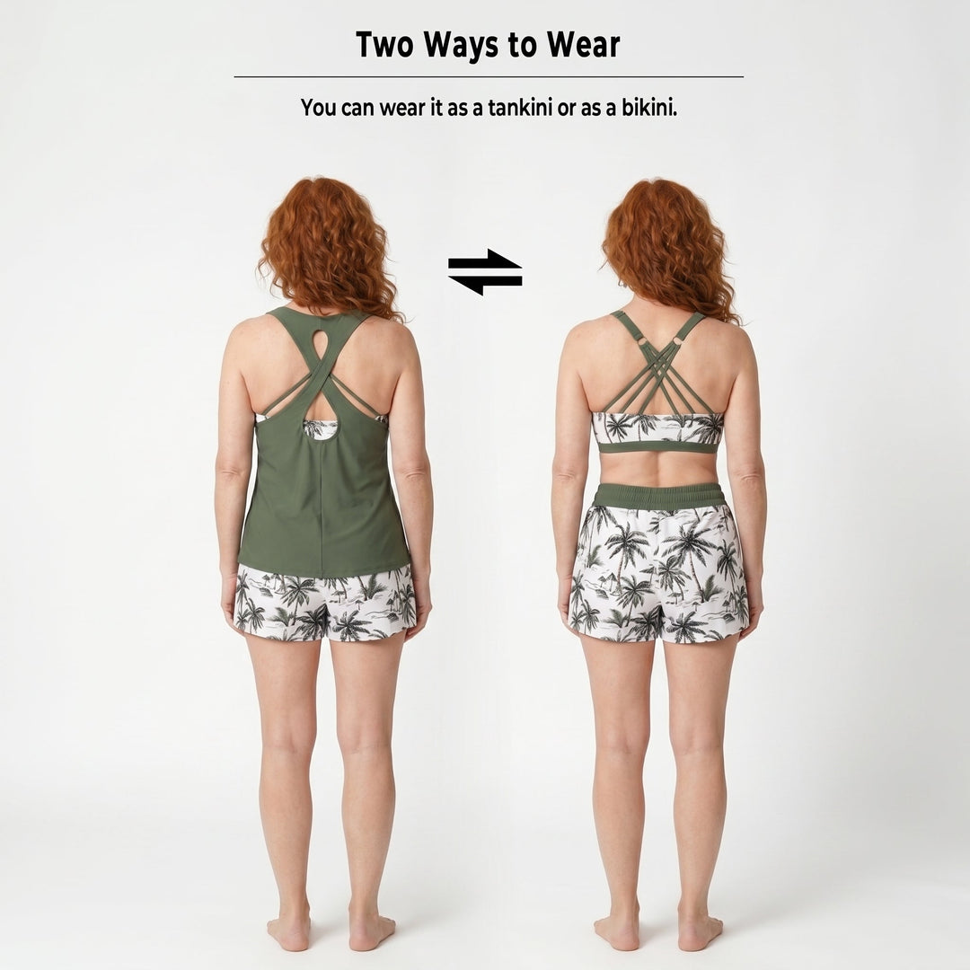 Ilse | Sportieve Driedelige Set met Shorts