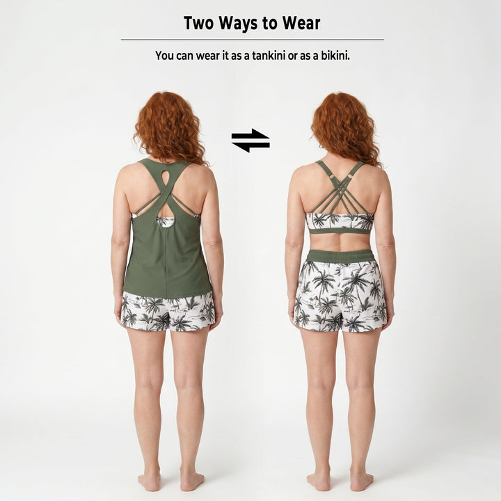 Ilse | Sportieve Driedelige Set met Shorts
