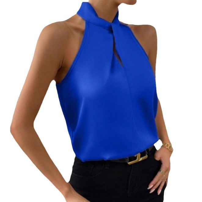 Guusje | Satijnen Halter Top