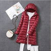 Riley | Long Down Jacket with Detachable Hood