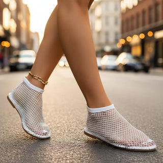 Dakota | Rhinestone Midnight Flats