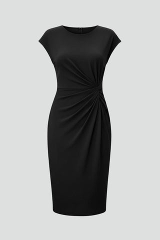 Jovie | Women’s Round Neck Knee-Length Dress
