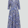 Keely | Women’s Quarter Sleeve Midi Dress