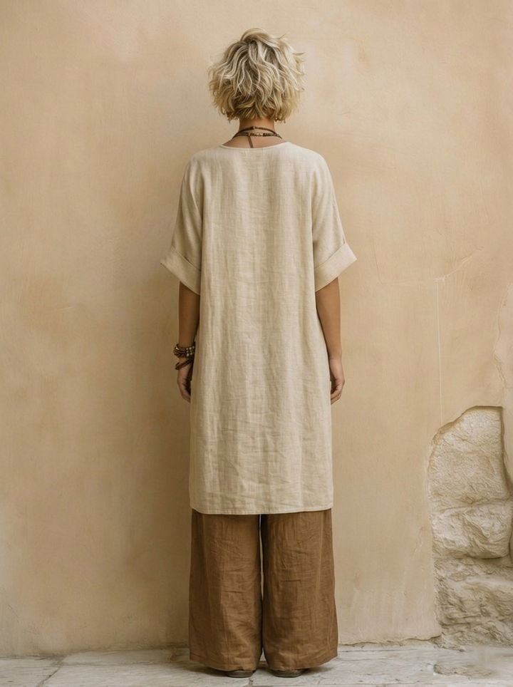 Johanna | Bohemian Linnenmix Driedelige Set