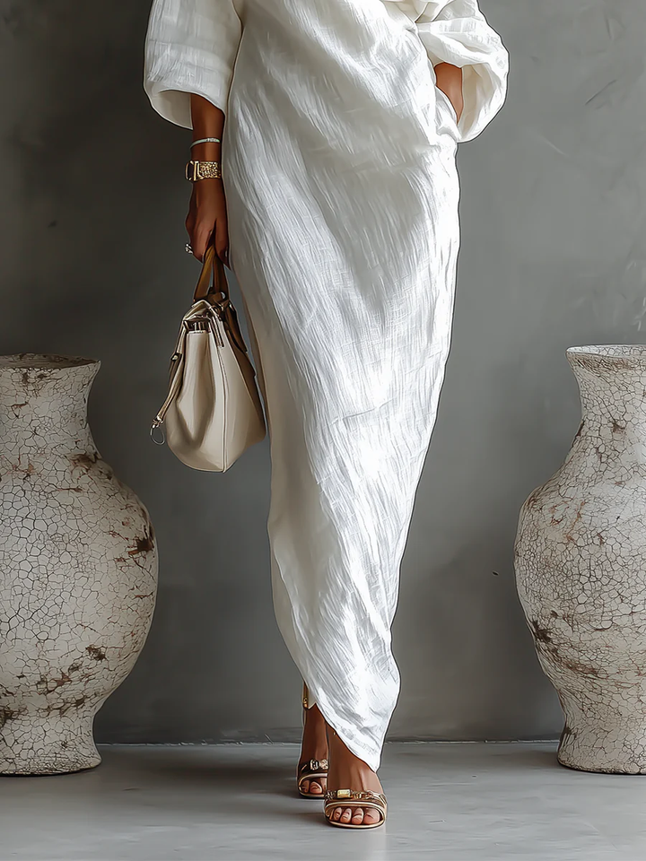 Doortje | Asymmetrische One-Shoulder Maxi-jurk