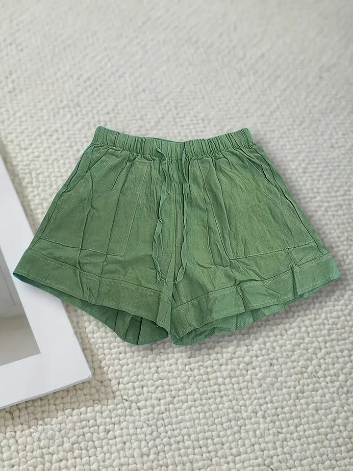 Aukje | Relaxte Short met Strikkoord