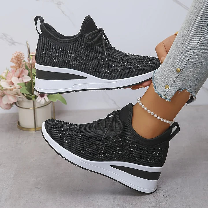 Marlies | Ondersteunende Sneakers met Strass