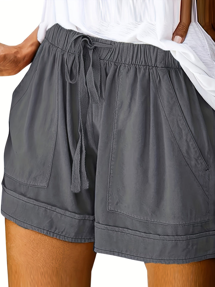 Aukje | Relaxte Short met Strikkoord