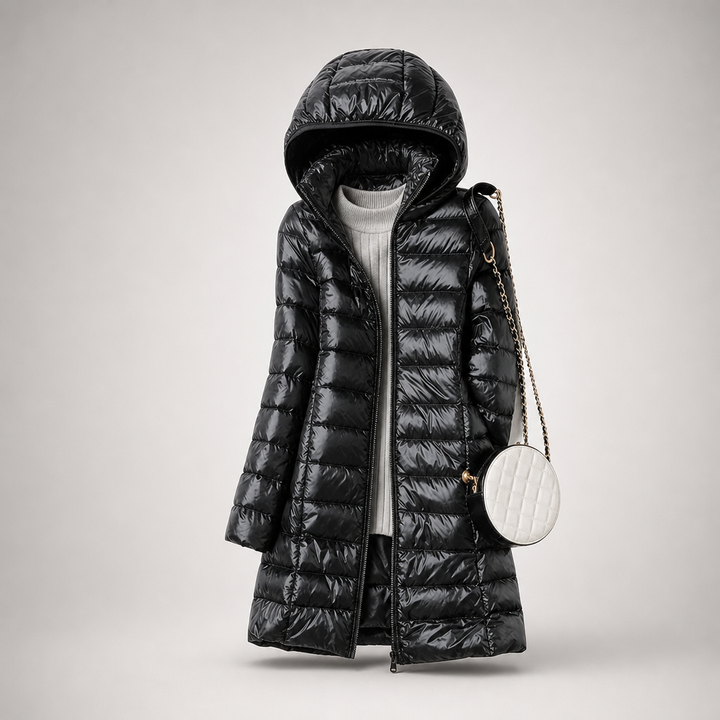 Marloes | Lange Lichtgewicht Puffer Jas
