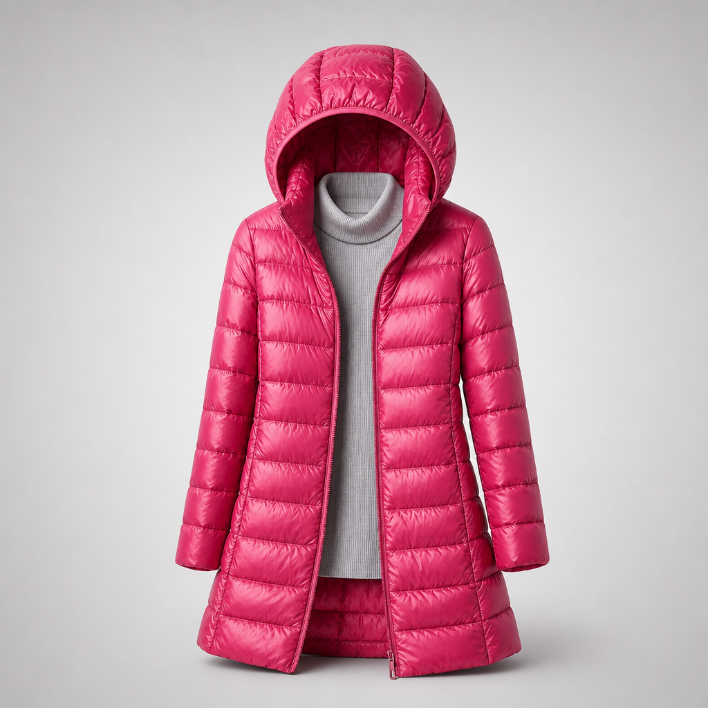Marloes | Lange Lichtgewicht Puffer Jas