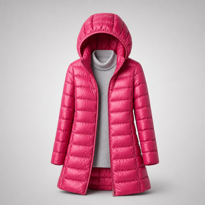 Marloes | Lange Lichtgewicht Puffer Jas