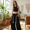 Micah | Women’s Barrel Baggy Leg Sweatpants with Elastic Loop Waist