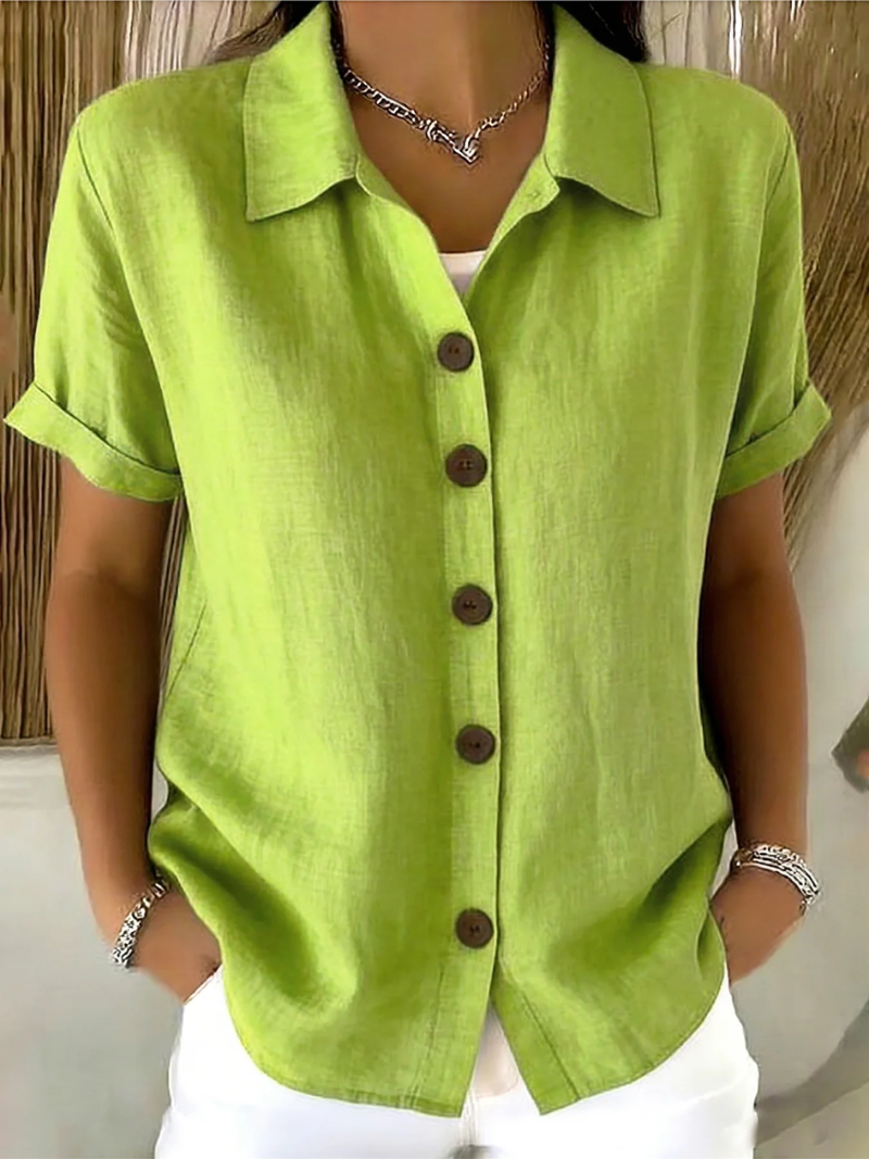 Wieke | Luchtige Katoenen Blouse