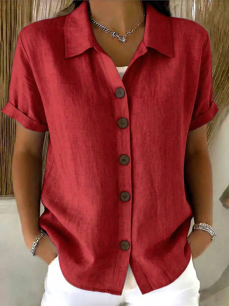Wieke | Luchtige Katoenen Blouse