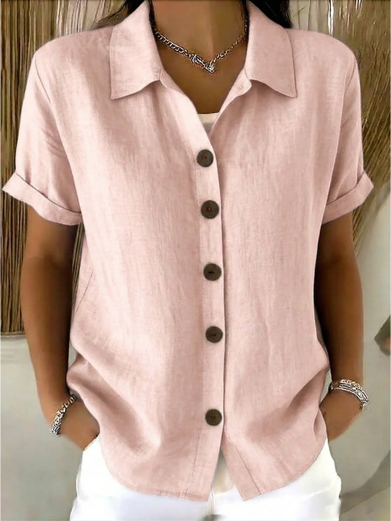 Wieke | Luchtige Katoenen Blouse
