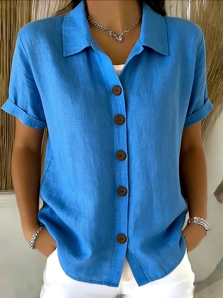 Wieke | Luchtige Katoenen Blouse