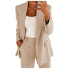 Hallie | Women's Solid Color Blazer and Pants Set