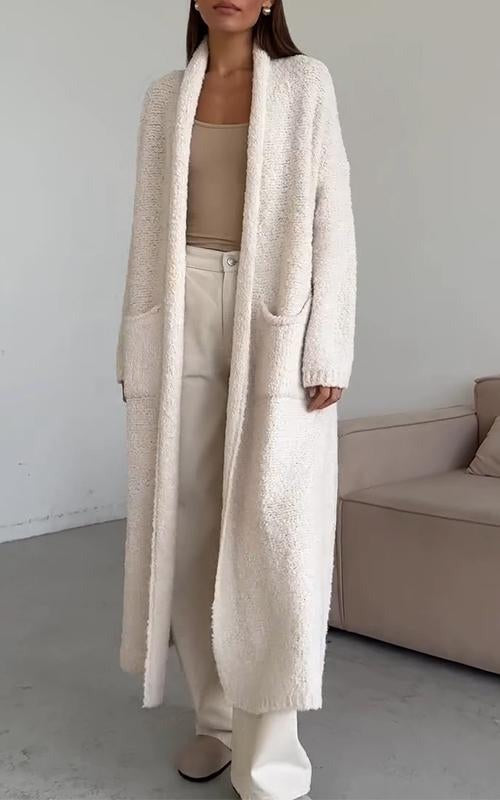 Cornelia | Lang Gebreid Open Vest